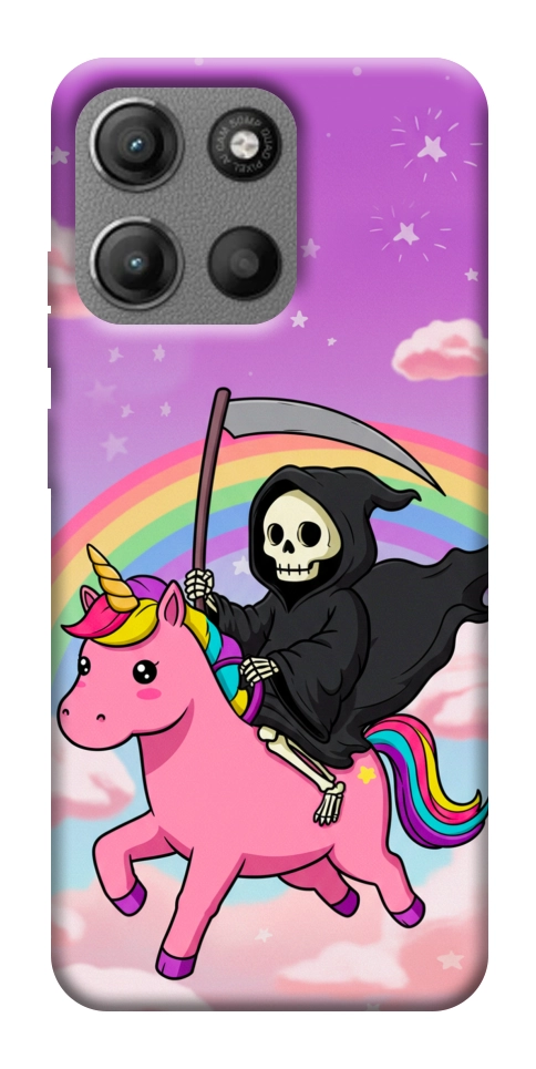 Чехол Grim reaper corn для Motorola Moto G15 Power