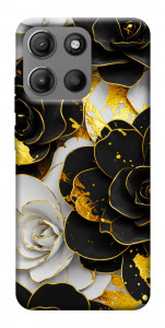 Чехол Flower black-white для Motorola Moto G15 Power