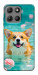 Чехол Swimming corgi для Motorola Moto G15 Power