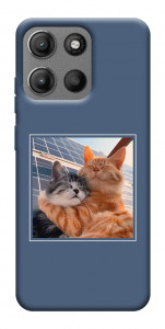 Чехол Кошачья нежность для Motorola Moto G15 Power