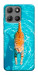 Чехол Cat swimming для Motorola Moto G15 Power