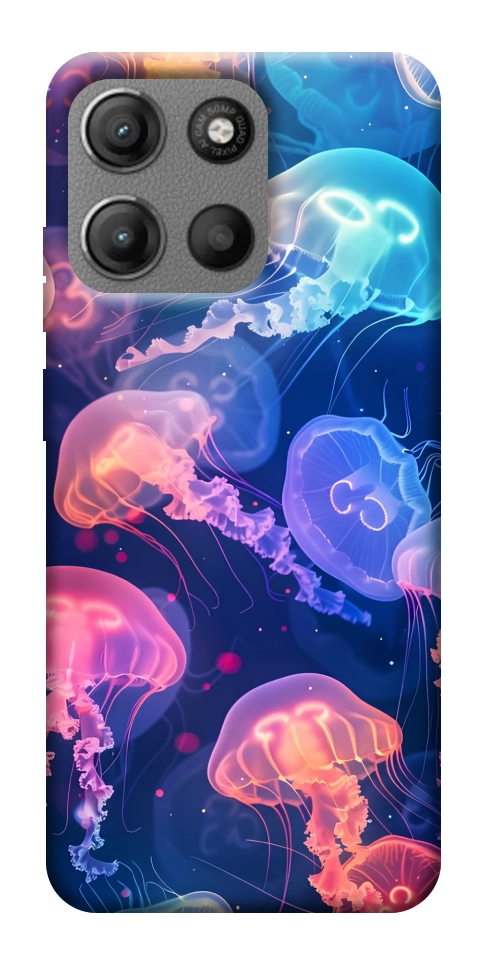 Чохол Neon jellyfishes для Motorola Moto G15 Power