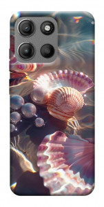 Чехол Яркие ракушки для Motorola Moto G15 Power