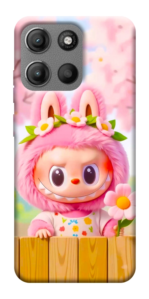 Чохол Labubu flower для Motorola Moto G15 Power