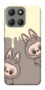 Чехол Labubu twins для Motorola Moto G15 Power