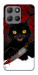 Чехол Horror lucky cat для Motorola Moto G15 Power