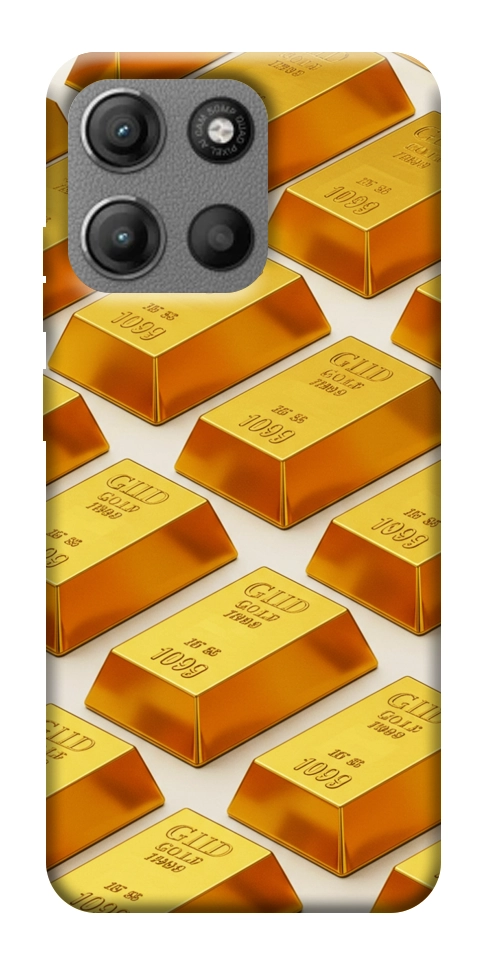 Чехол Gold bars для Motorola Moto G15 Power
