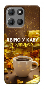 Чехол Верю в кофе для Motorola Moto G15 Power