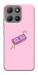 Чехол Simple pink money для Motorola Moto G15 Power