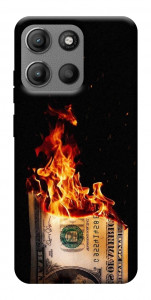 Чехол Money burn для Motorola Moto G15 Power