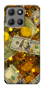 Чехол Gold and dollars для Motorola Moto G15 Power