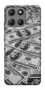 Чехол Dollars background для Motorola Moto G15 Power