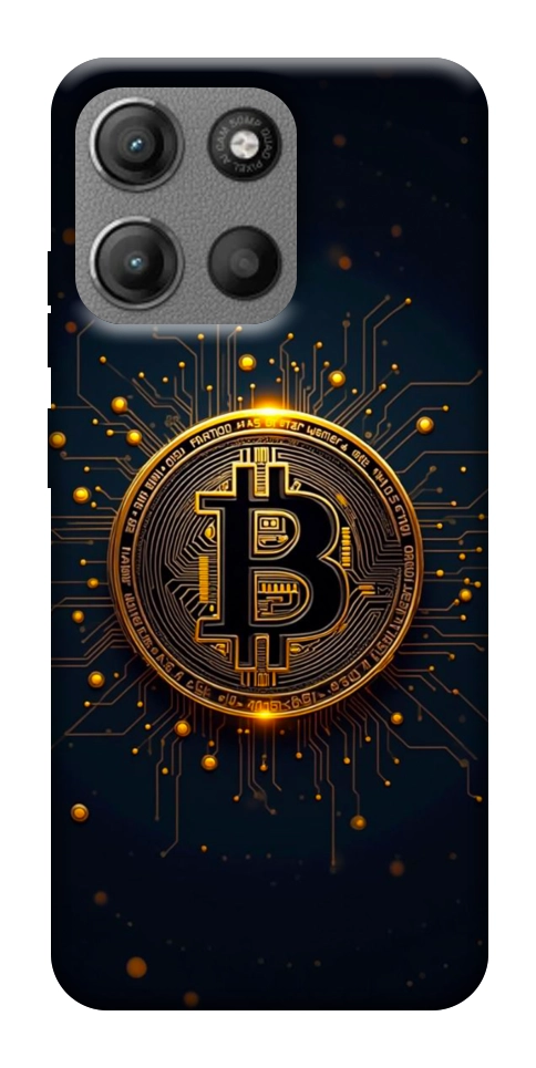 Чехол Bitcoin для Motorola Moto G15 Power