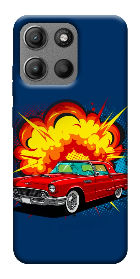 Чехол Retro explosion для Motorola Moto G15 Power