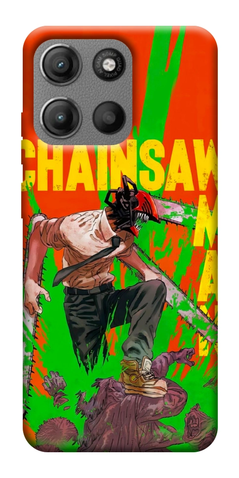 Чехол Chainsaw man для Motorola Moto G15 Power