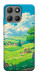 Чехол Miyazaki landscape для Motorola Moto G15 Power