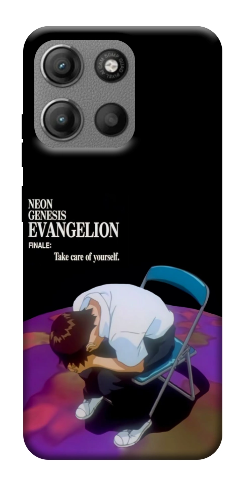 Чехол Shinji sitting in the dark для Motorola Moto G15 Power