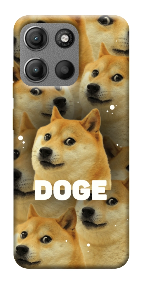 Чехол Doge pattern для Motorola Moto G15 Power