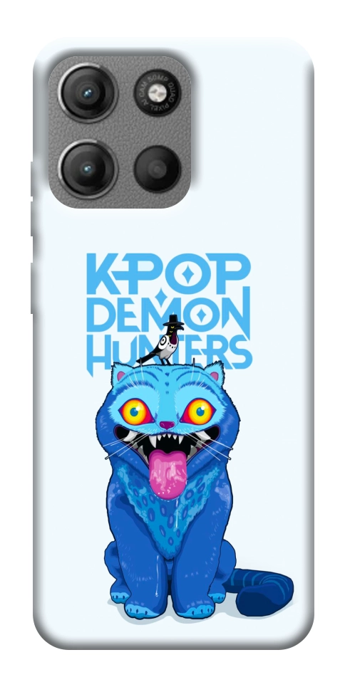 Чехол Demon Kpop cat для Motorola Moto G15 Power