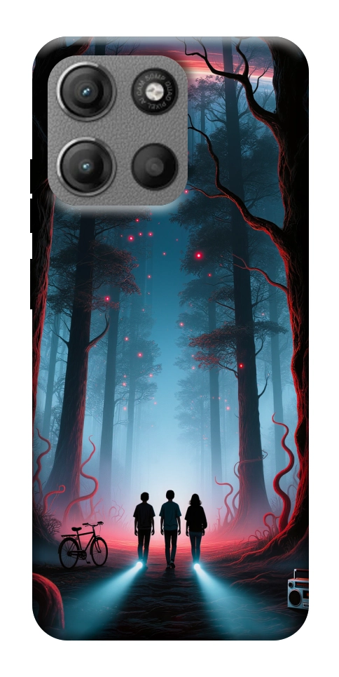 Чехол Kids in the forest для Motorola Moto G15 Power