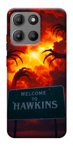 Чехол Welcome to hawkins для Motorola Moto G15 Power