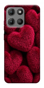Чехол Fluffy hearts для Motorola Moto G15 Power