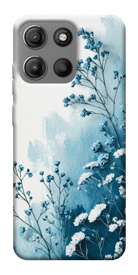 Чехол Blue minimal для Motorola Moto G15 Power