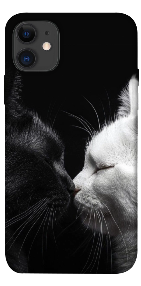 Чохол Black and white cats для iPhone 11