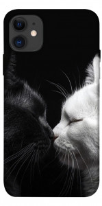 Чохол Black and white cats для iPhone 11