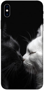 Чехол Black and white cats для iPhone XS Max