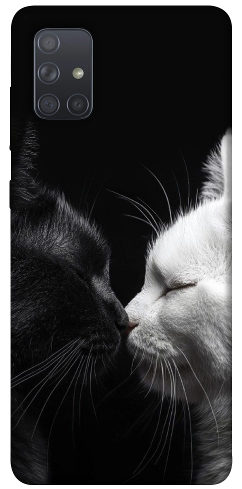 Чехол Black and white cats для Galaxy A71 (2020)