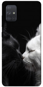 Чохол Black and white cats для Galaxy A71 (2020)