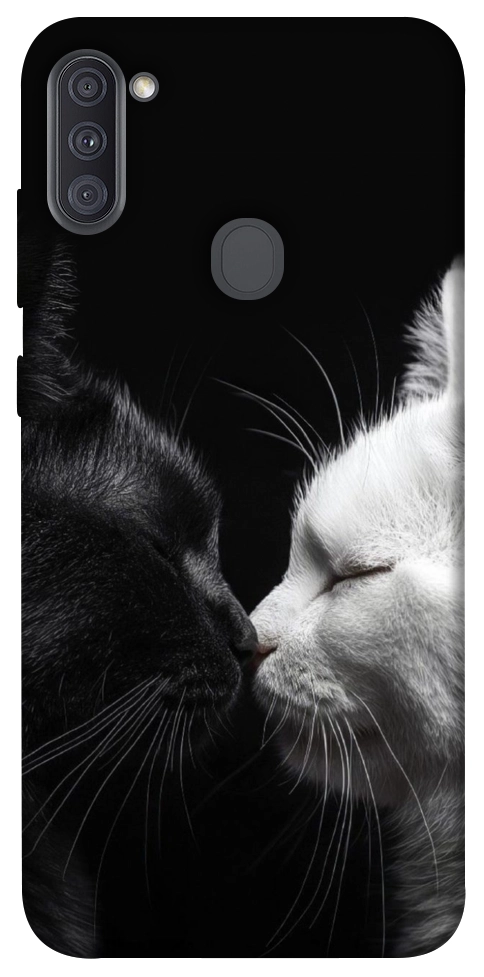 Чехол Black and white cats для Galaxy A11 (2020)