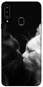 Чехол Black and white cats для Galaxy A20s (2019)