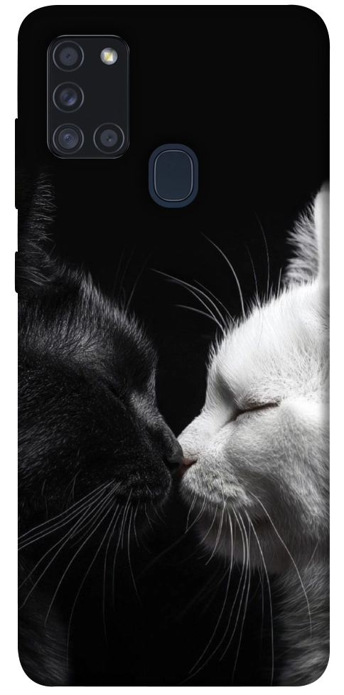 Чехол Black and white cats для Galaxy A21s (2020)