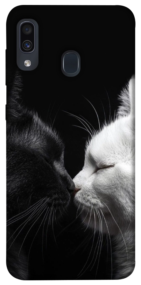 Чехол Black and white cats для Galaxy A30 (2019)