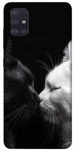 Чохол Black and white cats для Galaxy A51 (2020)