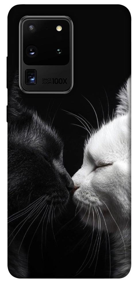 Чехол Black and white cats для Galaxy S20 Ultra (2020)