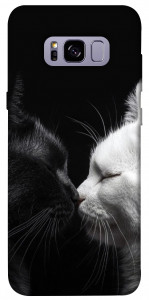 Чехол Black and white cats для Galaxy S8+