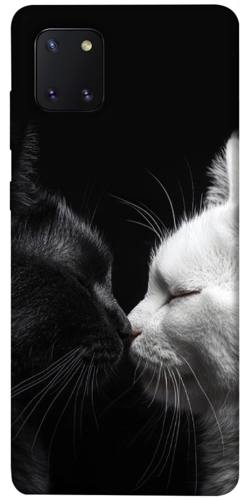Чехол Black and white cats для Galaxy Note 10 Lite (2020)