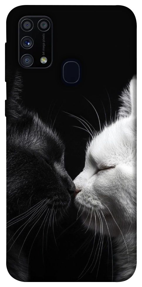 Чехол Black and white cats для Galaxy M31 (2020)