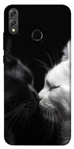 Чехол Black and white cats для Huawei Honor 8X