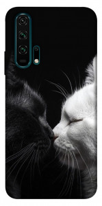 Чехол Black and white cats для Huawei Honor 20 Pro