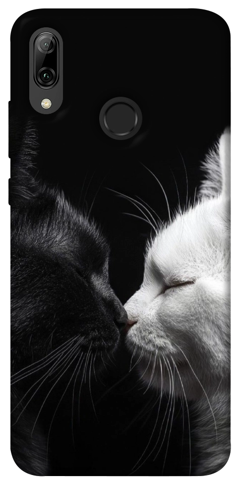 Чехол Black and white cats для Huawei P Smart (2019)