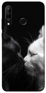 Чехол Black and white cats для Huawei P30 Lite