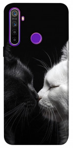 Чехол Black and white cats для Realme 5