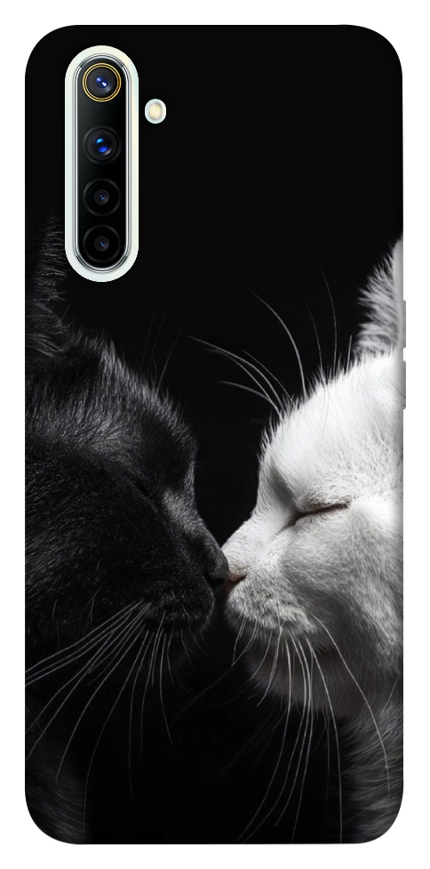 Чехол Black and white cats для Realme 6