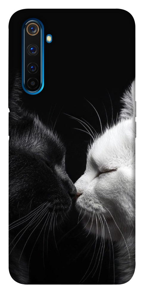 Чехол Black and white cats для Realme 6 Pro