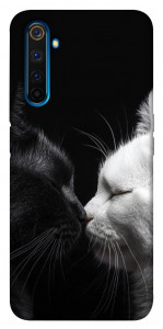 Чохол Black and white cats для Realme 6 Pro
