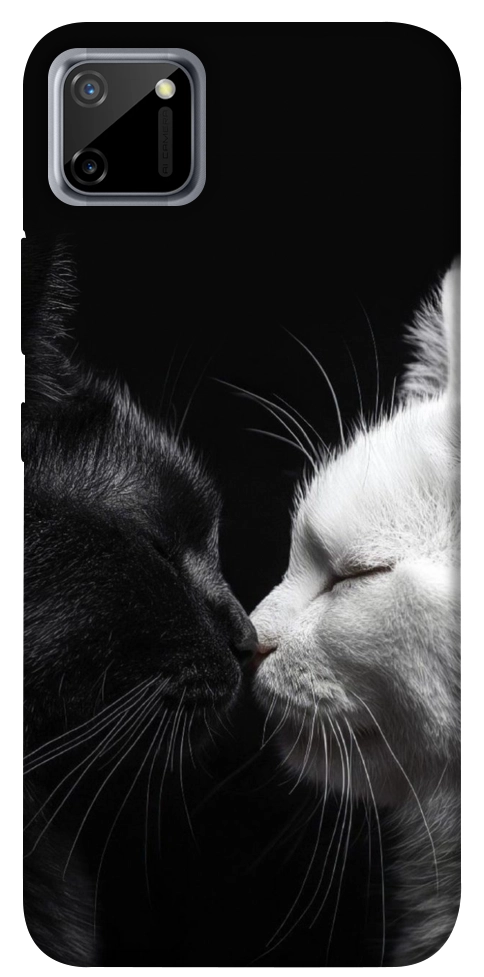 Чехол Black and white cats для Realme C11